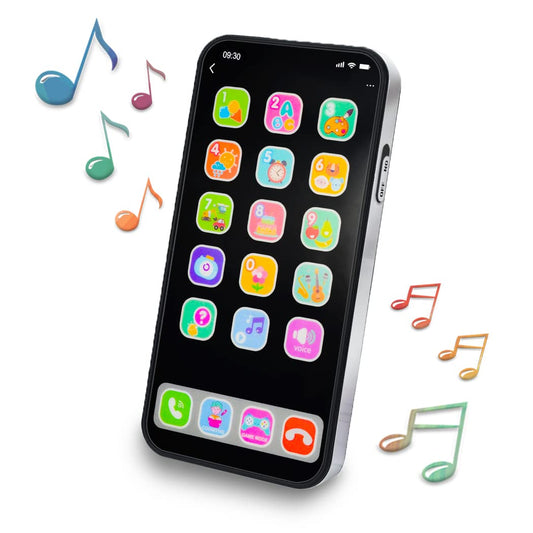 Ella Dream baby phone toy with lights engages curious toddlers during playtime.