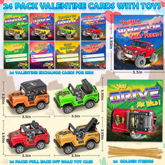 Ellinjan pull-back off-road cars offer battery-free play on floors, carpets, and yards.