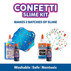 Elmer's Confetti Slime Kit all-in-one set box for parties and gifts
