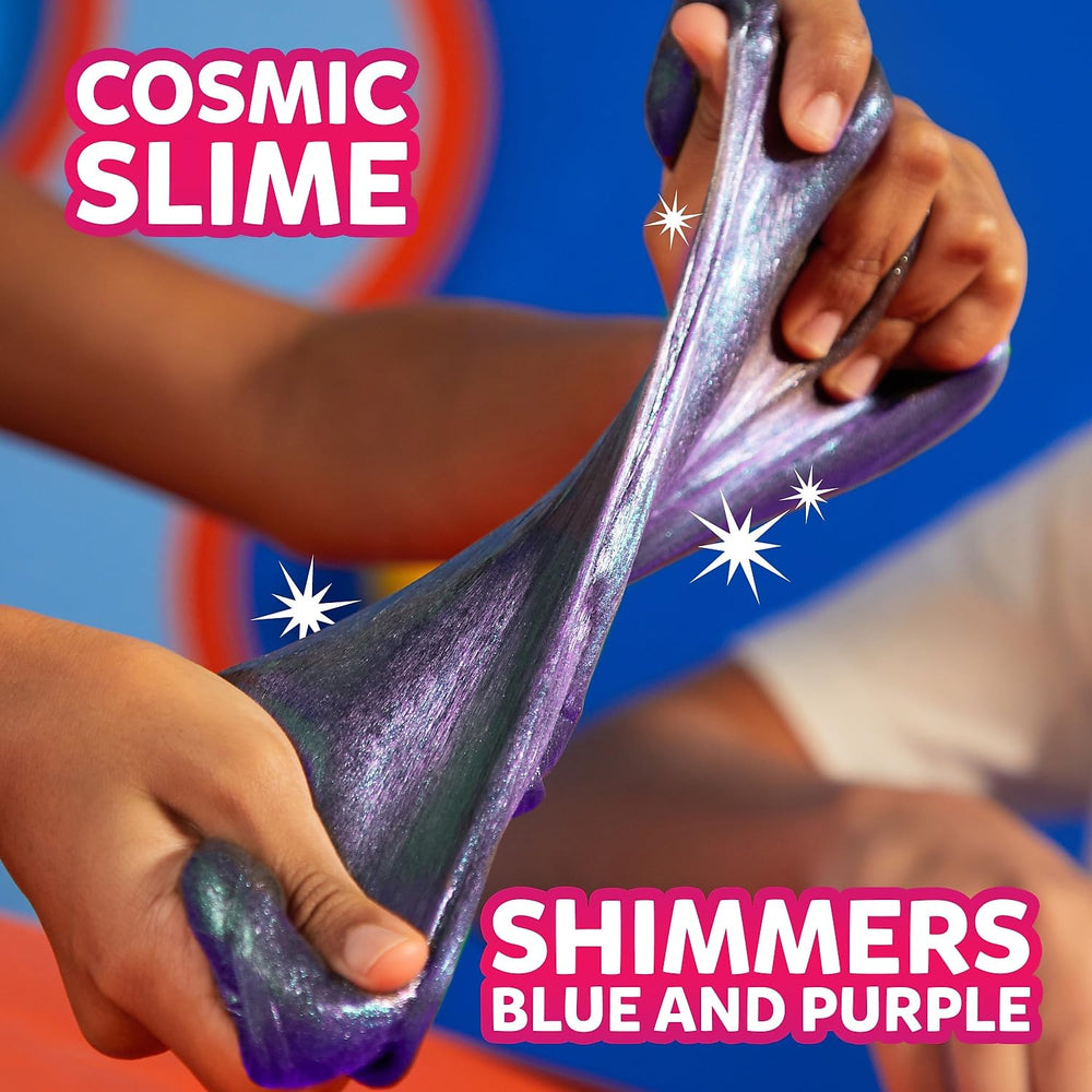 Close-up of texture beads in Elmer's Gue slime highlights tactile crunch