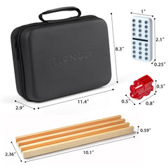 ELONGDI Mexican Train dominoes carrying case makes transport effortless