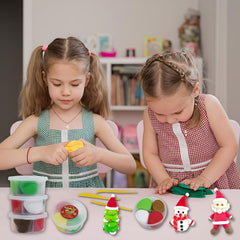 Elopco eco-friendly non-toxic clay minimizes mess during holiday crafting