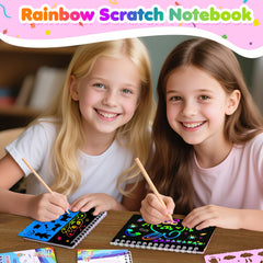 Elover kids scratching in action demonstrates mess-free creativity