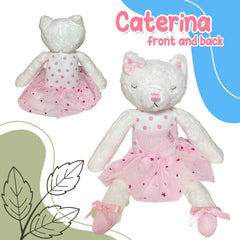 elskandi Caterina pink tulle skirt detail adding magical flair to imaginative play.