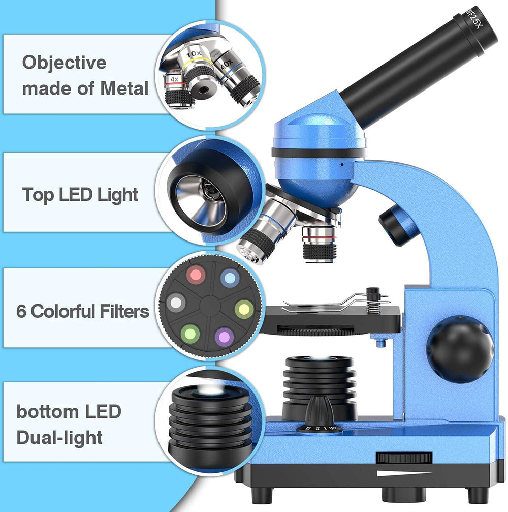 Emarth microscope with dual light for viewing both opaque and translucent samples.