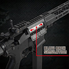 EMERBU ARP9 Plus metal gearset ensures smooth action.