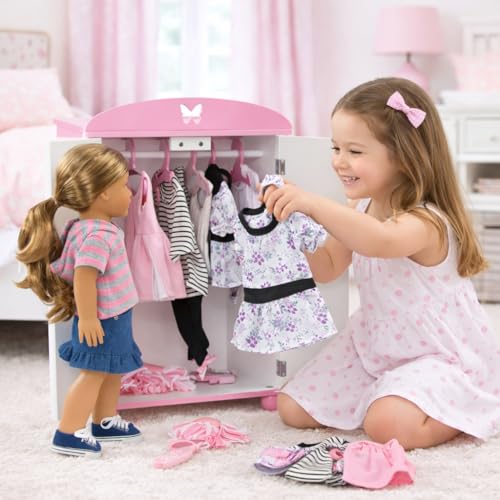 Emily Rose coordinated-butterfly-collection matches other furniture for a cohesive doll room.