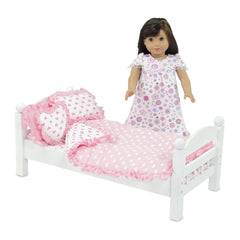 Emily Rose compatibility with 18-inch doll beds, bunks, and cribs.