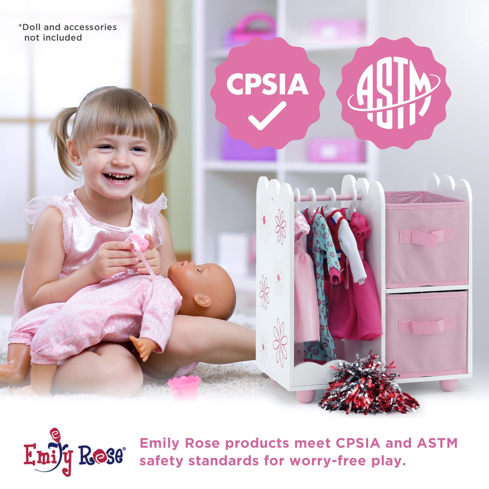 Emily Rose premium wooden construction for durable, safe play furniture