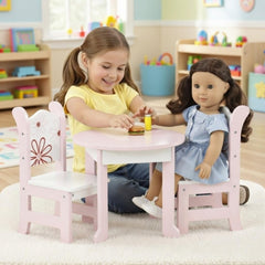 Emily Rose wooden doll furniture, sturdy construction for long-lasting play.