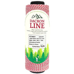 Emma Kites 50 lb braided Dacron line spool for durable kite setups and easy winding.
