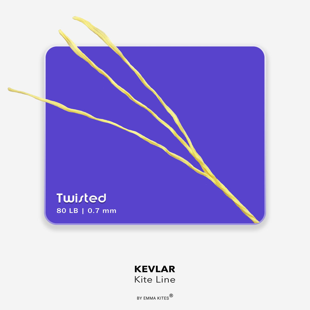 Emma Kites Kevlar line with low-stretch performance for precise control