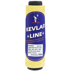 Emma Kites Kevlar Line 1000ft spool shows durable, low-stretch control for single-line kites.