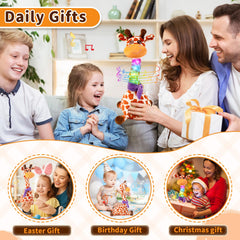 Emoin giraffe toy mimics spoken words for interactive language play.