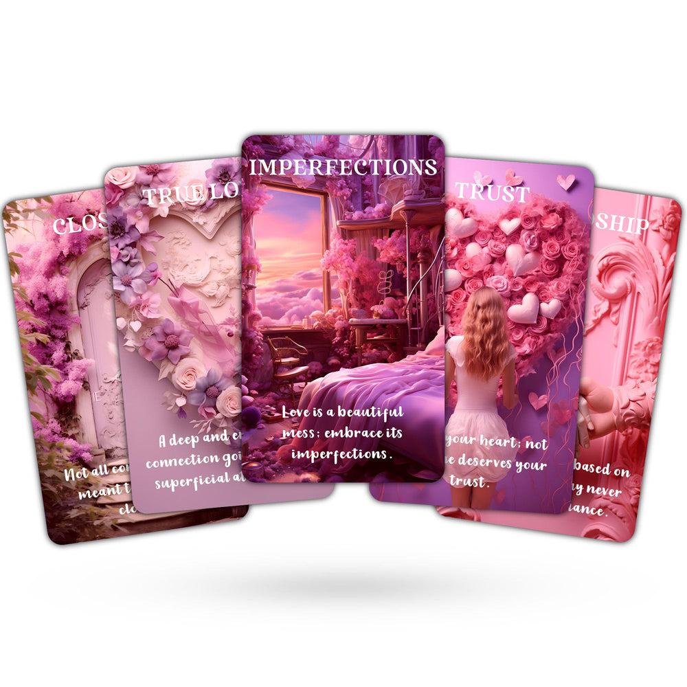 EMPATHSOUL Love Oracle Cards romance-symbolism for relationship awareness and reflection.
