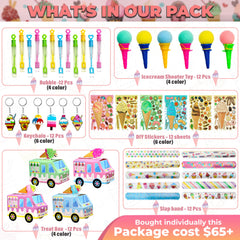 Empire Party Supply ice cream truck gift boxes create festive favor packaging