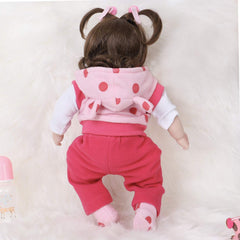 ENADOLL Polka Dot Giraffe doll clothes set with eco-friendly fabrics