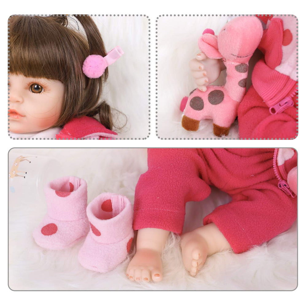 ENADOLL Polka Dot Giraffe doll play ideas for storytelling