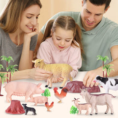 EnAuRoL chicken figurine sparks busy farm life scenes and role play