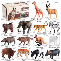 EnAuRoL jungle playset trees create realistic habitat scenes for explorative learning.