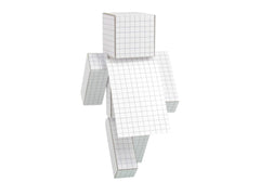 EnderToys Color-in Customizable Action Figure articulation pose demonstrates versatile display options.