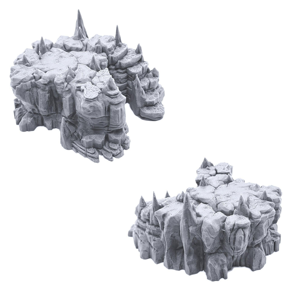 EnderToys Raised Caverns diorama wargame layout enhances battlefield storytelling