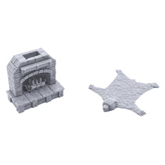 EnderToys tavern diorama with miniatures ready for quick setup
