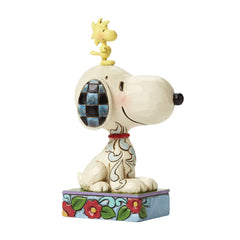 Enesco Jim Shore display-ready Snoopy Woodstock figurine fits any shelf or mantel