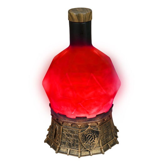 ENHANCE Gaming Sorcerer's Health Potion Light glows red on the bottle to boost tabletop immersion.