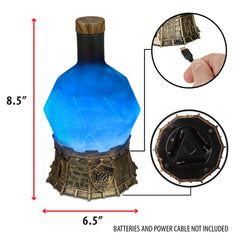 ENHANCE Sorcerer's Mana Potion Light smoke effect adds mysterious brewing visuals.