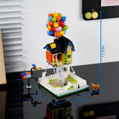 ENJBRICK Up Balloon House ABS material with smooth edges for safe play.