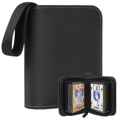 ENJOHN 1-pocket card binder front cover highlights durable, portable design for on-the-go collecting