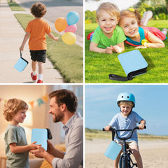 ENJOHN travel-ready compact binder in use for on-the-go collecting.