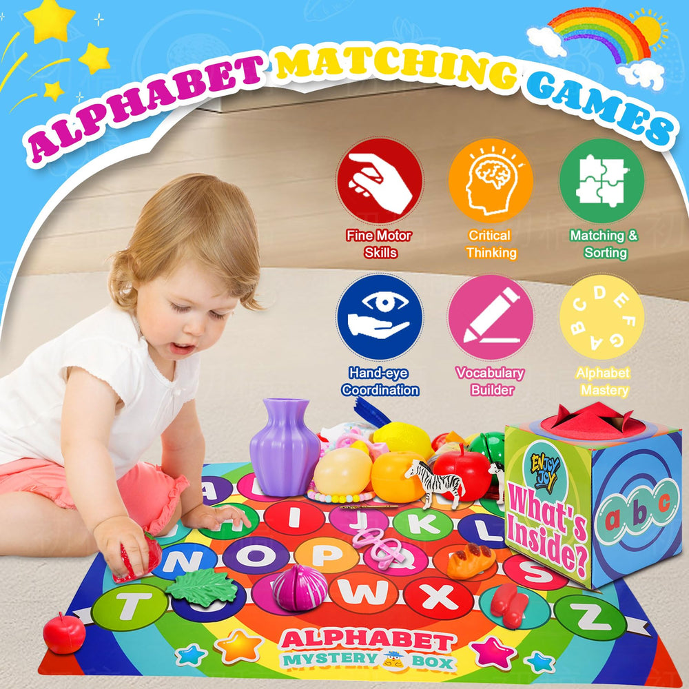 Enjoyjoy triple-systematic training prompts touch, sound, and letter matching engagement