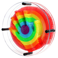 ENJSD 3D Pin Art board impression close-up for creative play.
