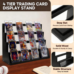 Enklogic deep grooves securely hold each card in place