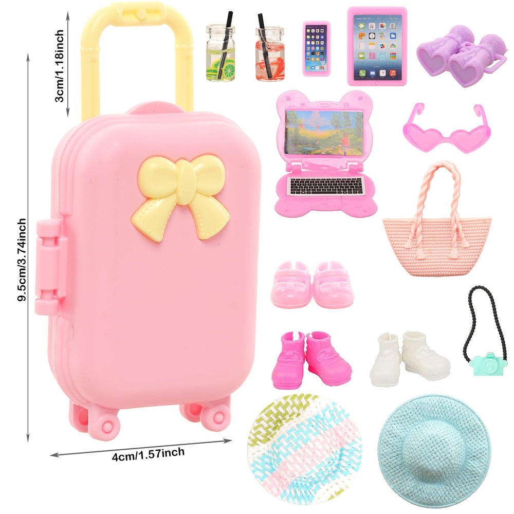 ENOCHT doll puppy accessory adds companionship during travel pretend play