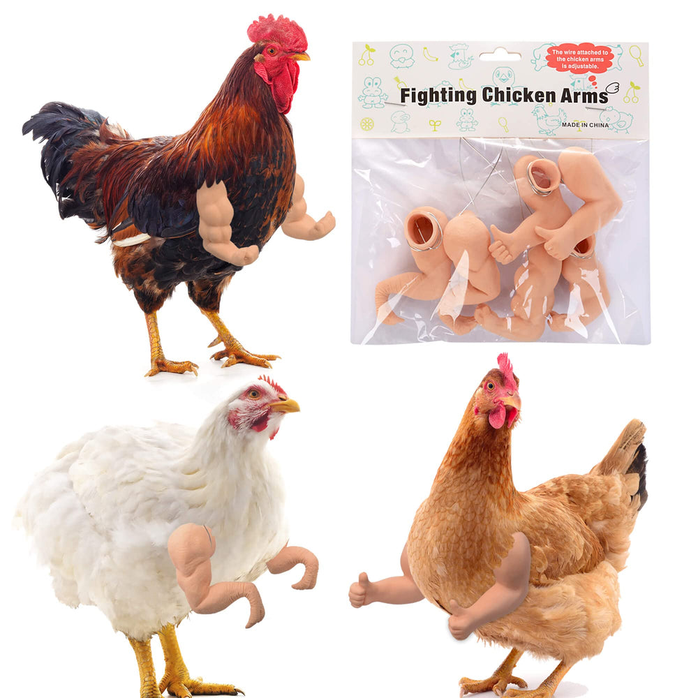 Enrichoice strong muscle arms for chickens enhance cosplay and photo moments.