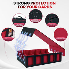 Enrichovo 24 dividers and 10 stoppers for flexible card layout.