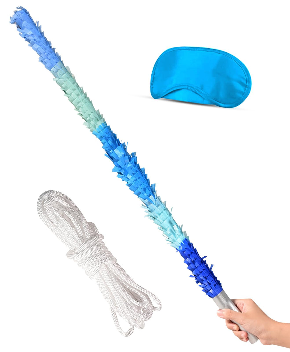 EnriQ 30-inch pinata stick blue with sturdy construction for party games