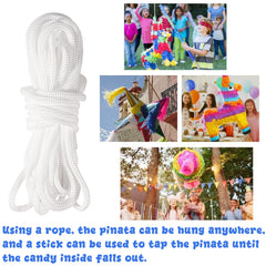 EnriQ pinata stick blue showing threaded design for easy grip