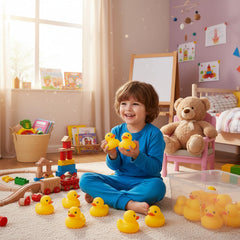 Ensbelei ducks cake toppers—versatile decor for birthdays and pools.