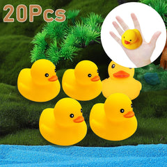 Ensbelei bath ducks squeaky action, squeezable sounds for kids.