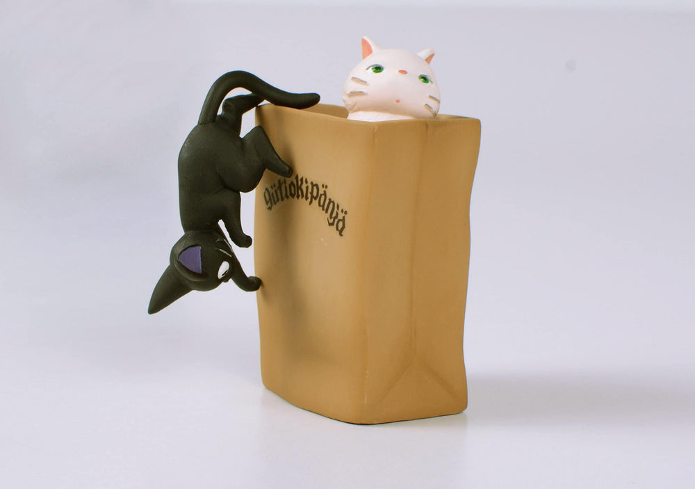 Ensky Kiki Jiji characters stack into a movie-inspired ornament display