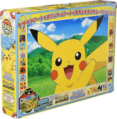 ensky Pikachu mosaic puzzle completed to reveal the full image for home display