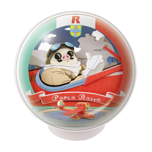 Ensky Porco Rosso paper theater ball displayed for tabletop display and fan collection.