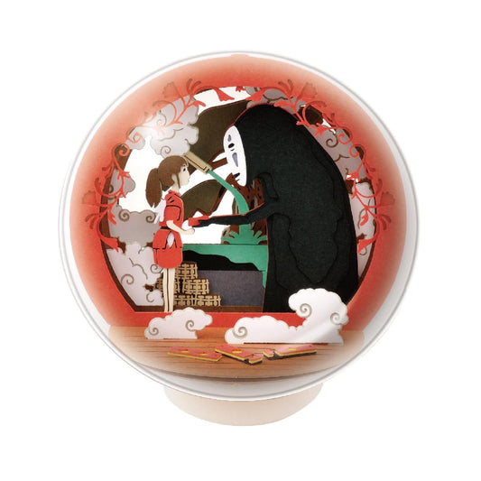 Ensky Spirited Away Paper Theater Ball display orb showcases a 3D scene