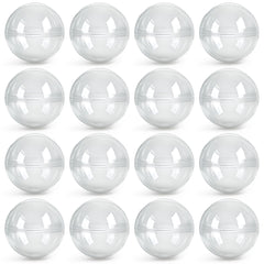 Entervending 2-inch clear capsules ready for vending machines and prize toys.