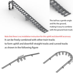Enttgo circular track system highlights smooth curves for seamless trains