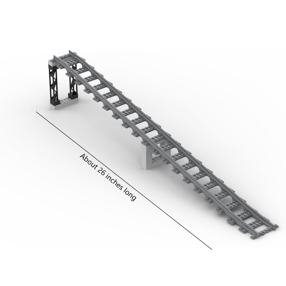 Enttgo uphill/downhill tracks close-up demonstrates dynamic elevation builds